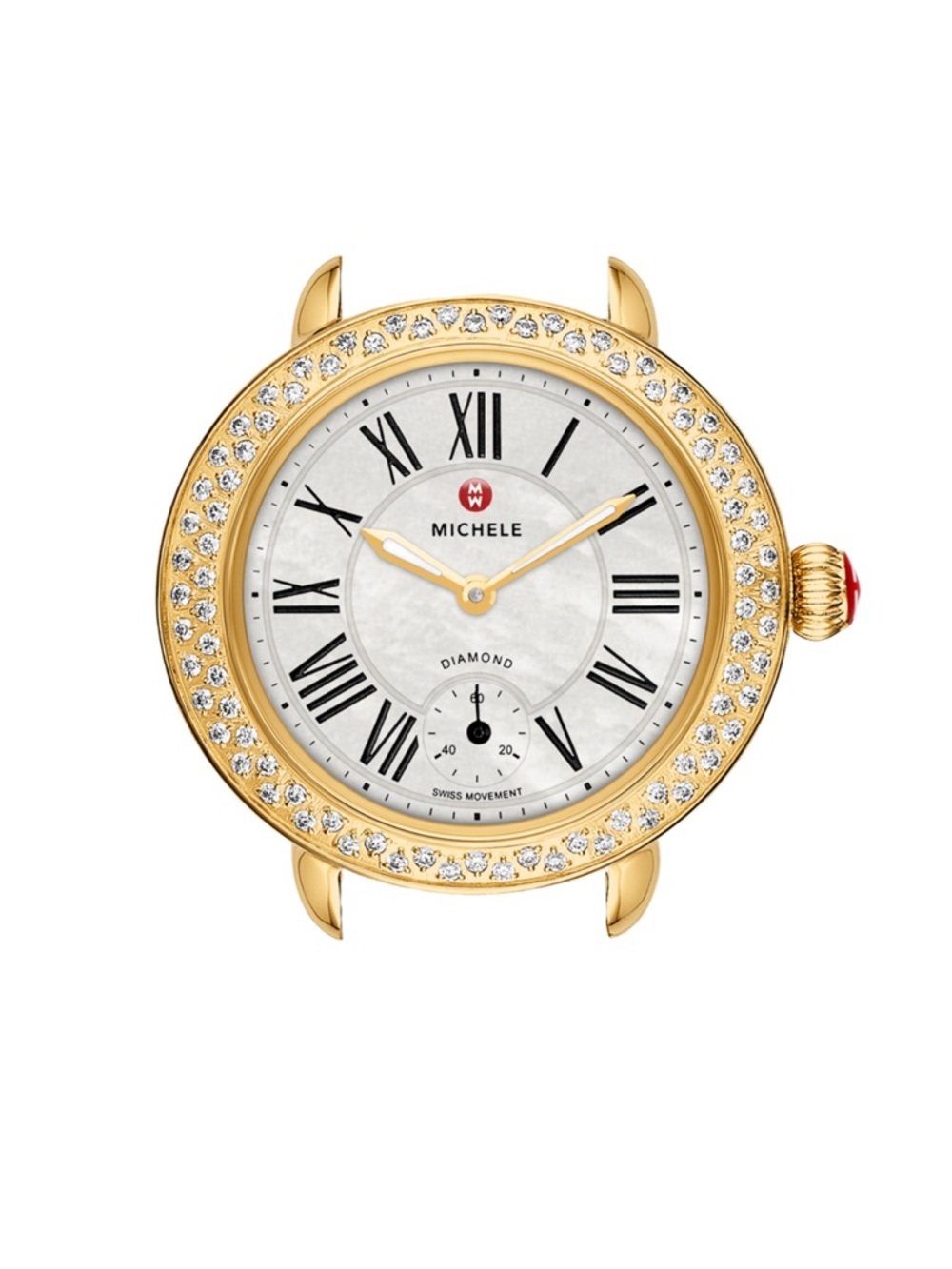 Michele Serein 12 Diamond Gold Watch